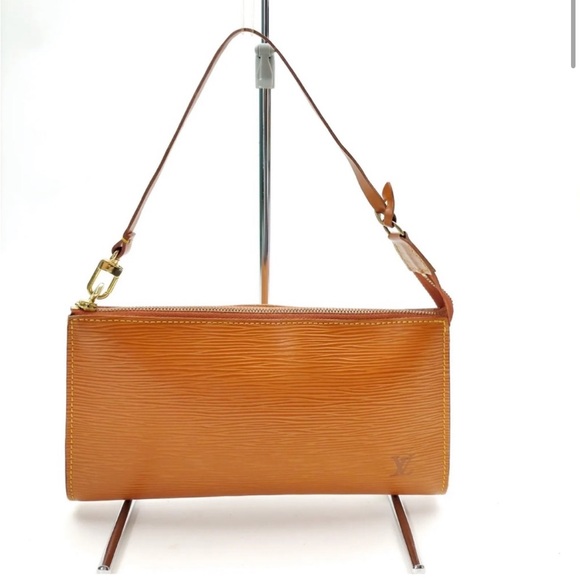 Louis Vuitton Handbags - Louis Vuitton LV Epi Pouch Bag Pochette Accessoires Brown Epi